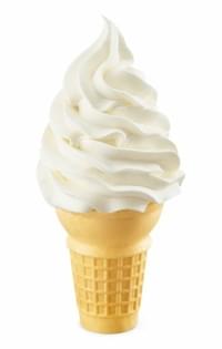Sonic Vanilla Ice Cream Cone