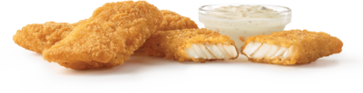 Arby's 3 Piece Hushpuppy Breaded Fish Strips Nutrition Facts