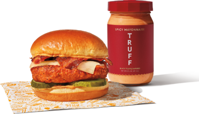 Popeyes Spicy TRUFF Bacon & Cheese Chicken Sandwich Nutrition Facts