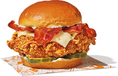 Popeyes Spicy Bacon & Cheese Chicken Sandwich Nutrition Facts