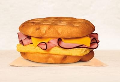 Burger King Ham, Egg & Cheese Maple Waffle Sandwich Nutrition Facts