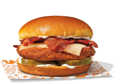Popeyes Classic Blackened Bacon & Cheese Chicken Sandwich Nutrition Facts