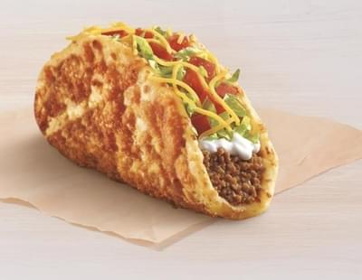 Taco Bell Beef Toasted Cheddar Chalupa Nutrition Facts