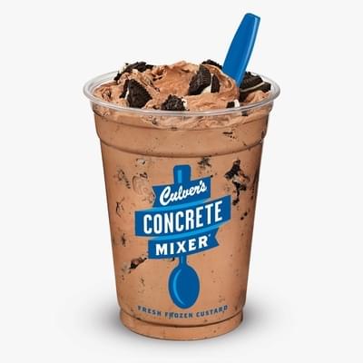 Culvers Tall Chocolate Oreo Concrete Mixer Nutrition Facts