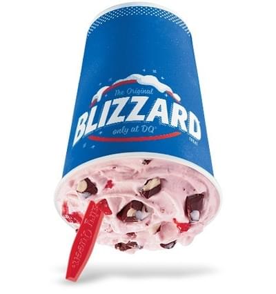 Dairy Queen Mini Dipped Strawberry Blizzard with Ghirardelli Chocolate Nutrition Facts