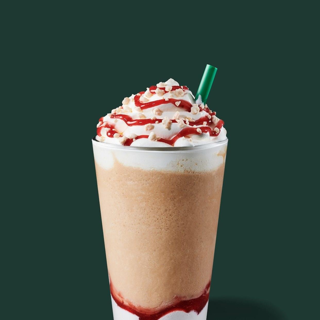 Starbucks Grande Strawberry Funnel Cake Frappuccino Nutrition Facts