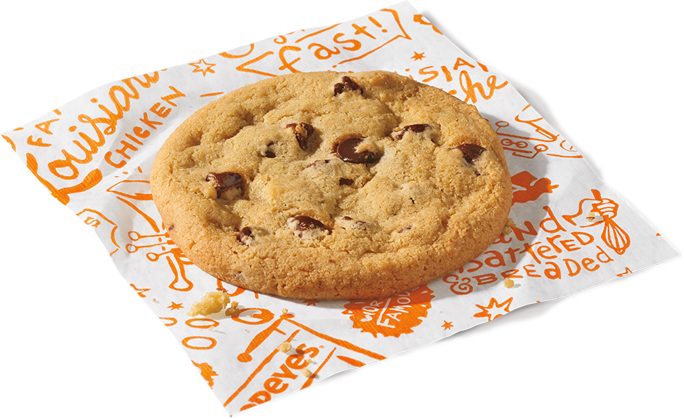 Popeyes 1 Cookie Chocolate Chip Cookies Nutrition Facts