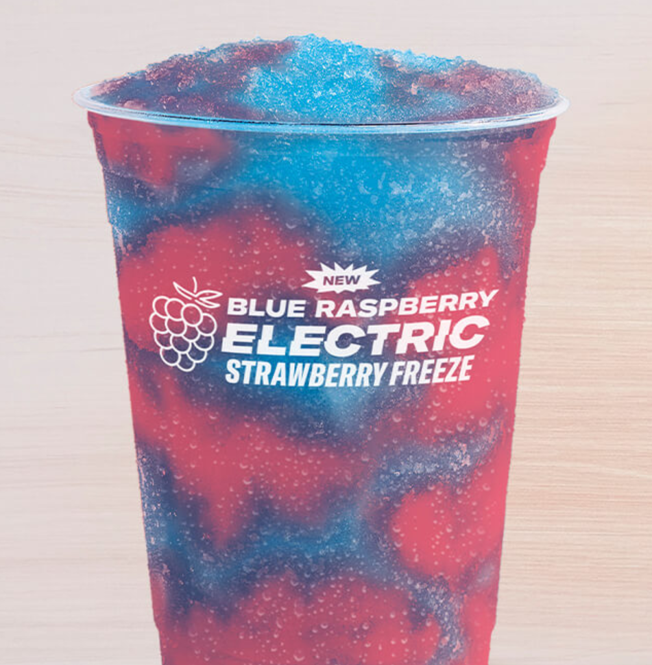Taco Bell Regular Blue Raspberry Electric Strawberry Freeze Nutrition Facts