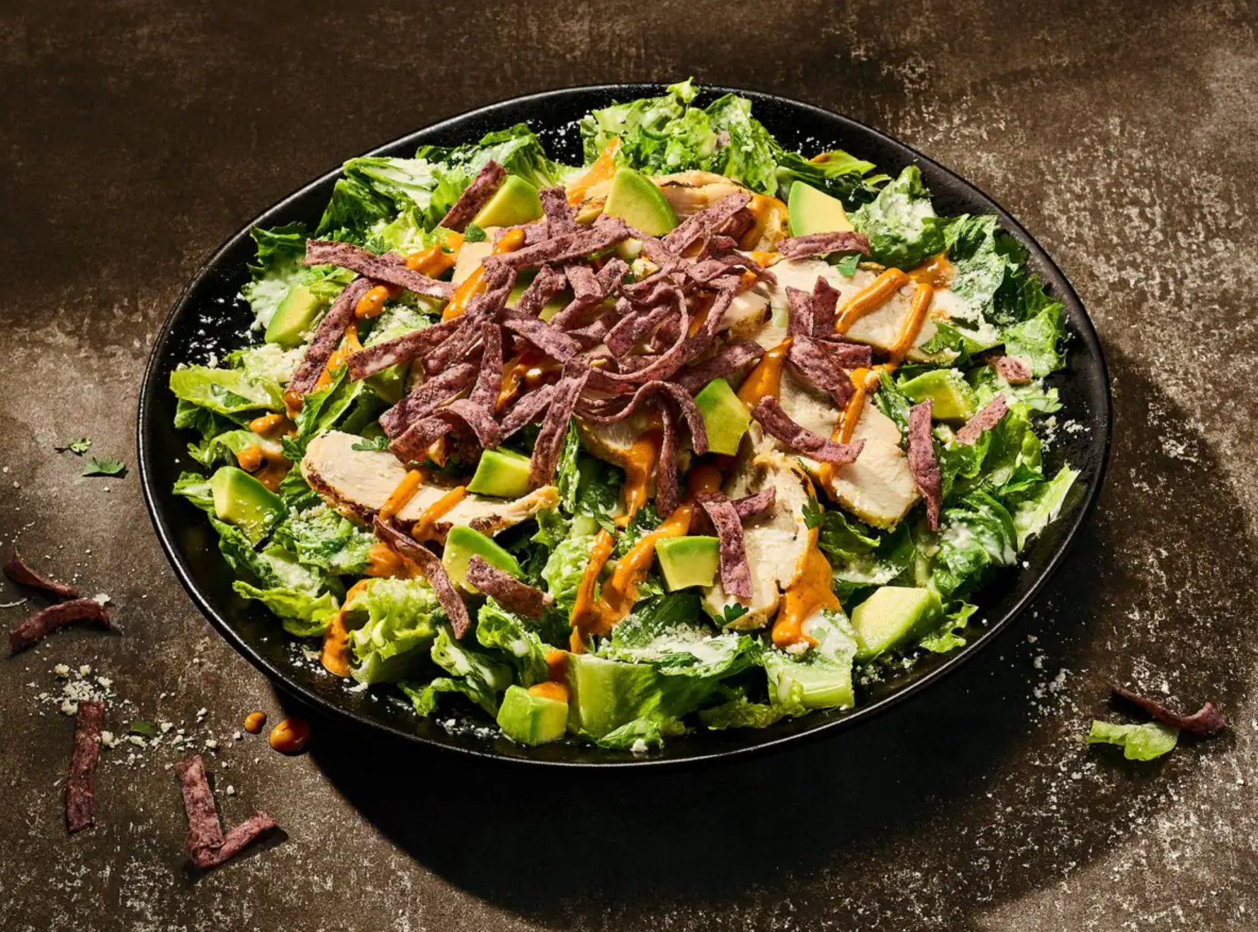 Panera Whole Southwest Caesar Salad with Chicken Nutrition Facts