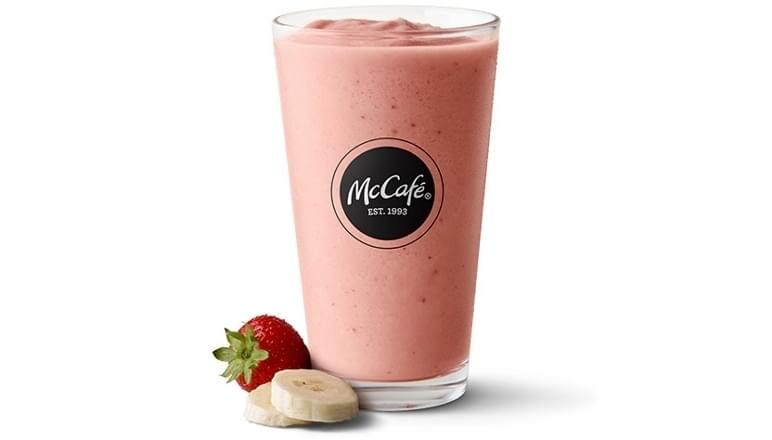 McDonald's Medium Strawberry Banana Smoothie Nutrition Facts