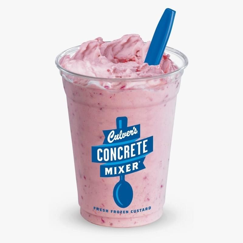 Culvers Tall Raspberry Concrete Mixer Nutrition Facts