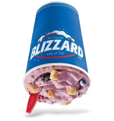 Dairy Queen Small Summer Berry Cheesecake Blizzard Nutrition Facts