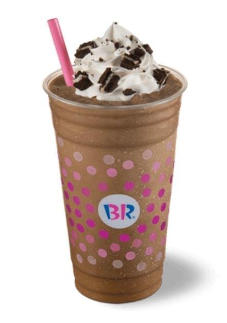 Baskin-Robbins Medium Oreo Cookies 'n Cream Cappuccino Blast Nutrition Facts