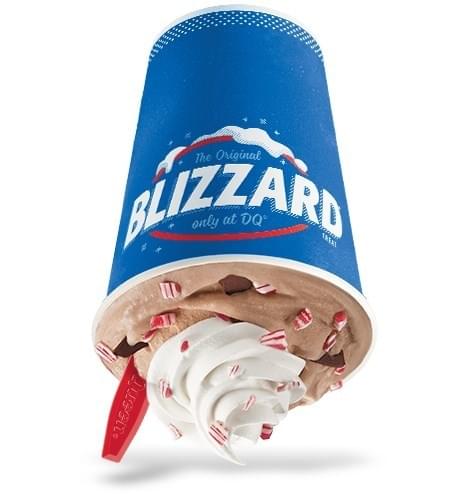 Dairy Queen Small Peppermint Hot Cocoa Blizzard Nutrition Facts