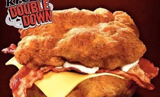 It's Back! KFC Double Down Nutrition Facts