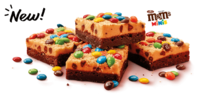 Little Caesars Cookie Dough Brownie with M&M’s