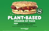 Dunkin Donuts Southwest Veggie Power Sandwich