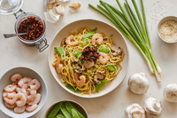 Honeygrow Garlic Butter Shrimp Stir-Fry