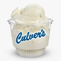 Culvers Vanilla Custard Dish