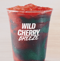 Taco Bell Wild Cherry Breeze Freeze