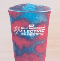 Taco Bell Blue Raspberry Electric Strawberry Freeze