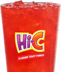 Wendy's Hi-C Flashin Fruit Punch