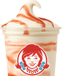 Wendy's Strawberry Vanilla Frosty Swirl