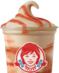 Wendy's Strawberry Chocolate Frosty Swirl