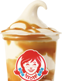 Wendy's Caramel Vanilla Frosty Swirl