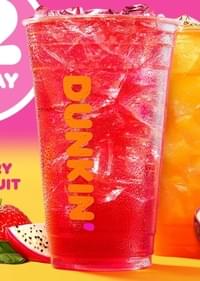 Dunkin Donuts Strawberry Dragonfruit Dunkin' Refreshers Small