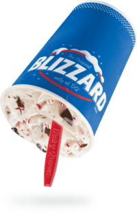 Dairy Queen Candy Cane Chill Blizzard