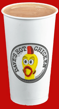 Dave's Hot Chicken Chocolate Shake