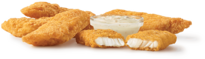 Arby's Hushpuppy Breaded Fish Strips Nutrition Facts