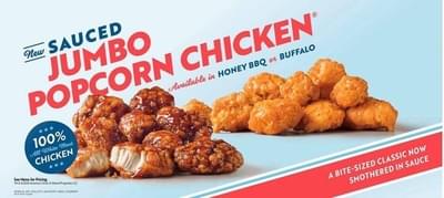 Sonic Medium Honey BBQ Sauced Jumbo Popcorn Chicken Nutrition Facts