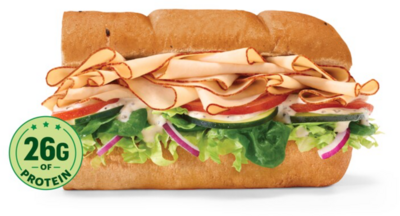 Subway Turkey & Ranch Delite Nutrition Facts