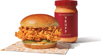 Popeyes Classic Spicy TRUFF Chicken Sandwich Nutrition Facts