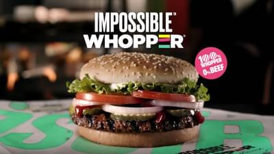 Burger King Impossible Whopper Nutrition Facts