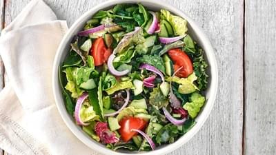 Panera Kids Seasonal Greens Salad Nutrition Facts