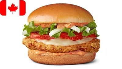 McDonald's Crispy Tomato Mozzarella Chicken Sandwich ...