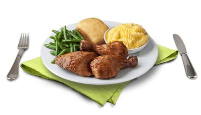 Boston Market Rotisserie Chicken - Three Piece Dark (2 Thighs & Drumstick) Nutrition Facts