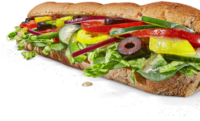 Subway Footlong Veggie Delite Nutrition Facts