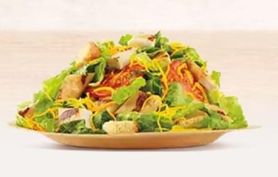 Burger King Chicken Garden Salad w/ Crispy Chicken, no dressing Nutrition Facts