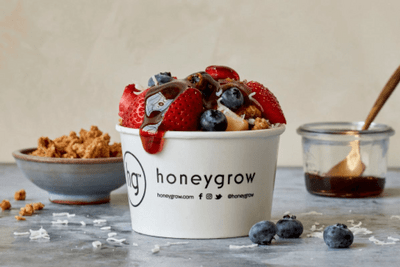 Honeygrow Fruit + Granola Honeybar Nutrition Facts