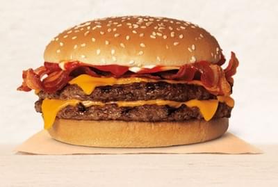 Burger King Cheddar Bacon King Nutrition Facts