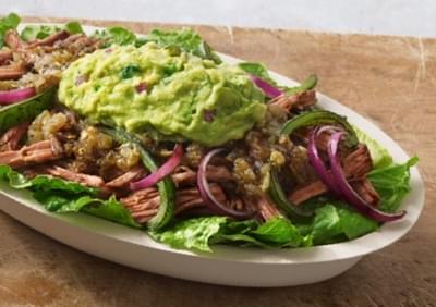 Chipotle Paleo Salad Bowl Nutrition Facts