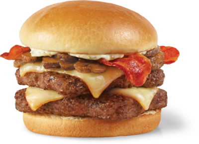 Wendy's Triple Mushroom Bacon Cheeseburger Nutrition Facts