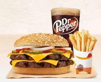 Burger King Double Quarter Pound King Nutrition Facts
