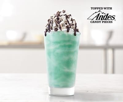 Arby's Snack/Kids Andes Mint Chocolate Shake Nutrition Facts