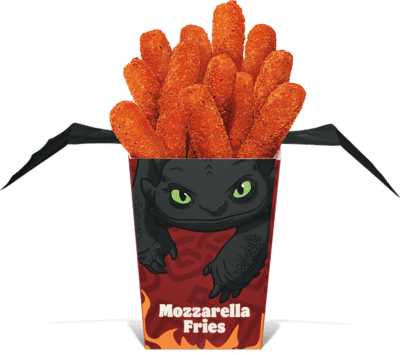 Burger King Fiery Dragon Mozzarella Fries Nutrition Facts