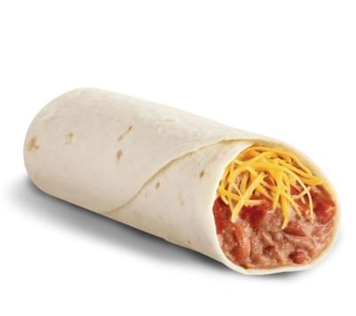 Del Taco Bean & Cheese Burrito with Red Sauce Nutrition Facts